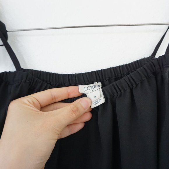 J Crew off the shoulder tassel chiffon top size 0. - Picture 5 of 6